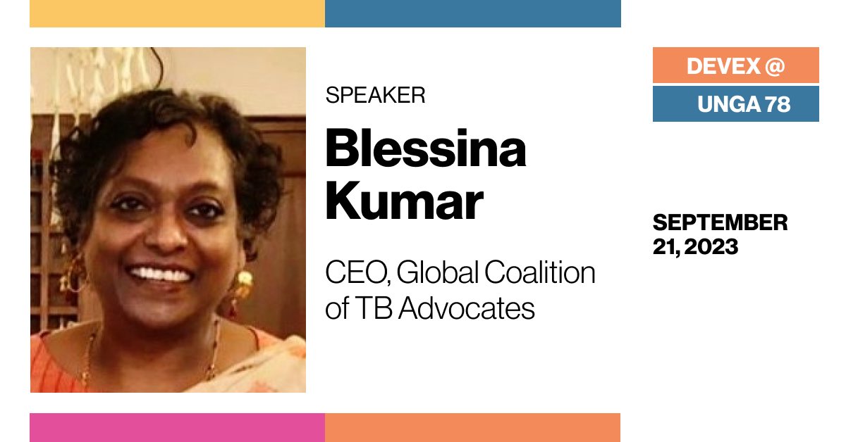 Join @blessi_k and @Devex on the sidelines of the 78th Session of the United Nations General Assembly and the UN High-Level Meeting on Universal Health Coverage in New York City. Save your spot now! 
pages.devex.com/devex-at-unga-…
#DevexEvent #UNGA78 #TBHLM