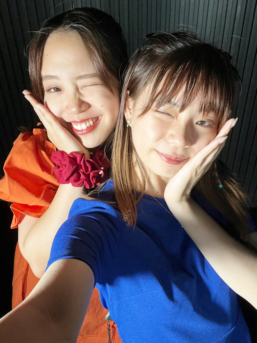 circusjam_nochi's tweet photo. 今回のツーショット📸👯‍♀️
ベルのっち🕊️🐬
ドレスコーデとサカジャムシャツどうでしたか?? https://t.co/97Ecv5248b