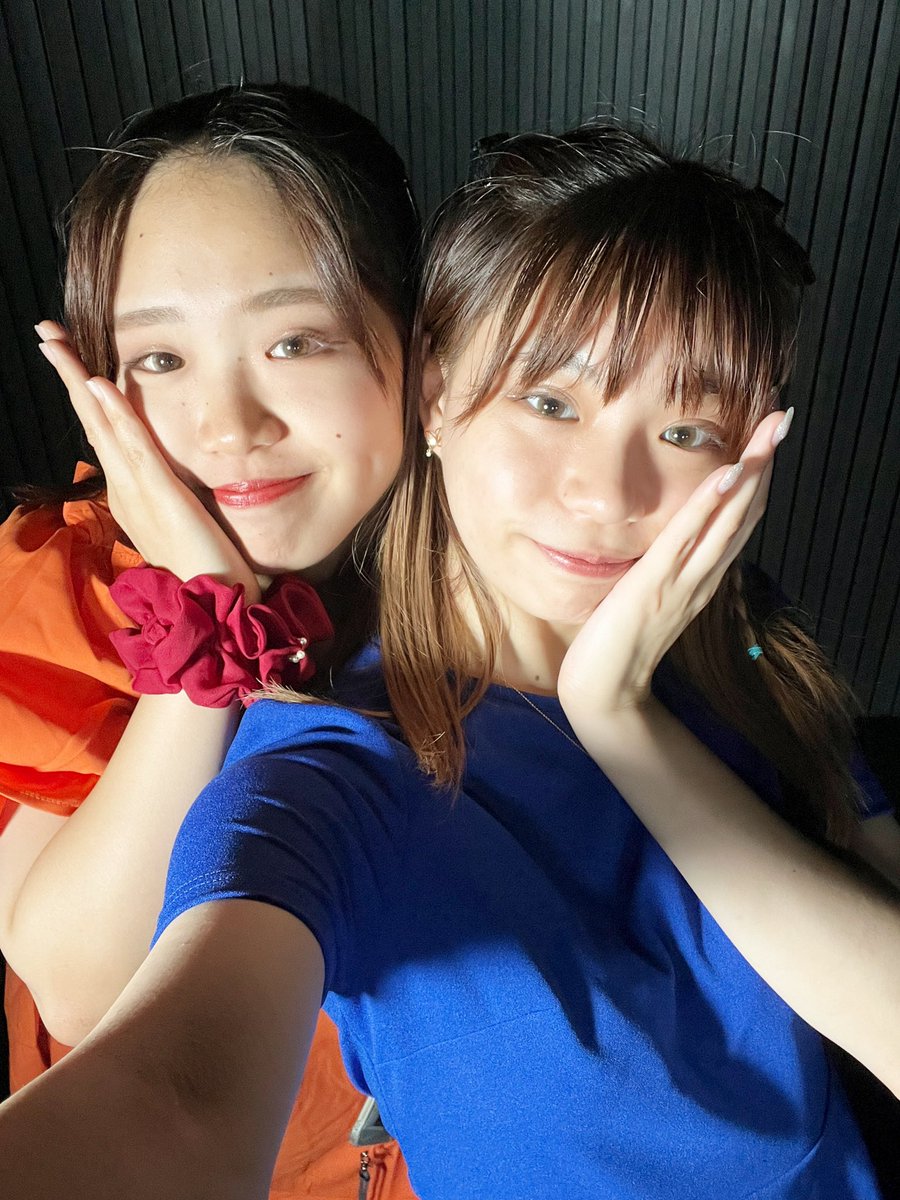 circusjam_nochi's tweet photo. 今回のツーショット📸👯‍♀️
ベルのっち🕊️🐬
ドレスコーデとサカジャムシャツどうでしたか?? https://t.co/97Ecv5248b