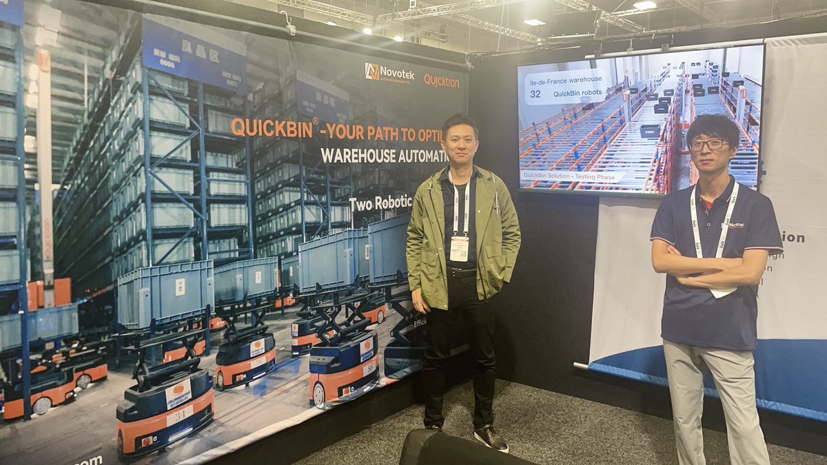 QuicktronRobots's tweet image. #MHL2023.
Our partner NOVOTEK showcased our cutting-edge AMRs and #QuickBin picking systems at Booth #3103, attracting a large crowd of onlookers. A day filled with insightful discussions and new connections.
Join us tomorrow at ASB Showground Auckland
quicktron.com