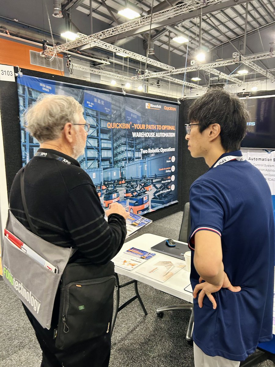 QuicktronRobots's tweet image. #MHL2023.
Our partner NOVOTEK showcased our cutting-edge AMRs and #QuickBin picking systems at Booth #3103, attracting a large crowd of onlookers. A day filled with insightful discussions and new connections.
Join us tomorrow at ASB Showground Auckland
quicktron.com