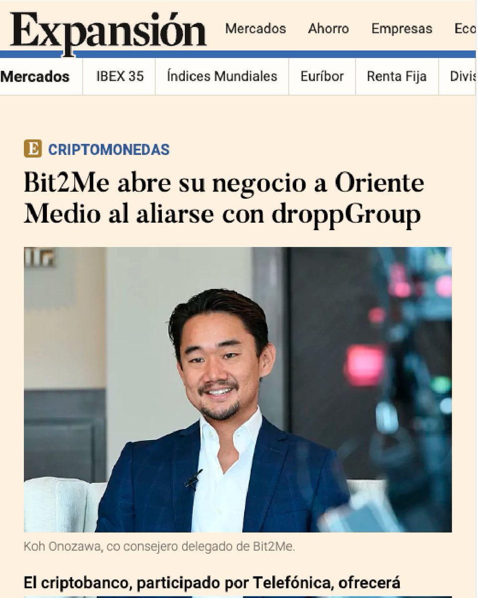 bit2me's tweet photo. 🗞️ ¡Muchas gracias por la gran acogida de nuestra noticia!

Ayer anunciamos la firma de un acuerdo con @droppgroup  y muchos han sido los medios nacionales e internacionales que la han difundido. 

Lee más aquí: https://t.co/HCaJ2D48z4 https://t.co/5sViEnxQ72