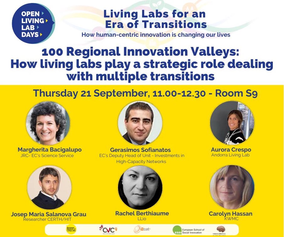 Our CEO @carolynhassan will be discussing how living labs play a strategic role dealing with multiple transitions, talking about Innovation Action where citizen engagement meets top-down policy making, @GREENGAGE_EU + @WeCanMakeHomes #OLLD23