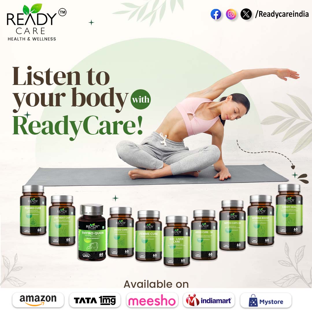 ReadyCareIndia's tweet photo. ReadyCare: Where Your Body Speaks, We Listen. 🌿👂 Our Ayurvedic organic brand is dedicated to understanding your unique needs. Your body knows what it craves, and we're here to provide the nourishing care it deserves.

#ReadyCare #boostenergy #ayurveda #antibiotic #safe https://t.co/nbMtIrtmV6