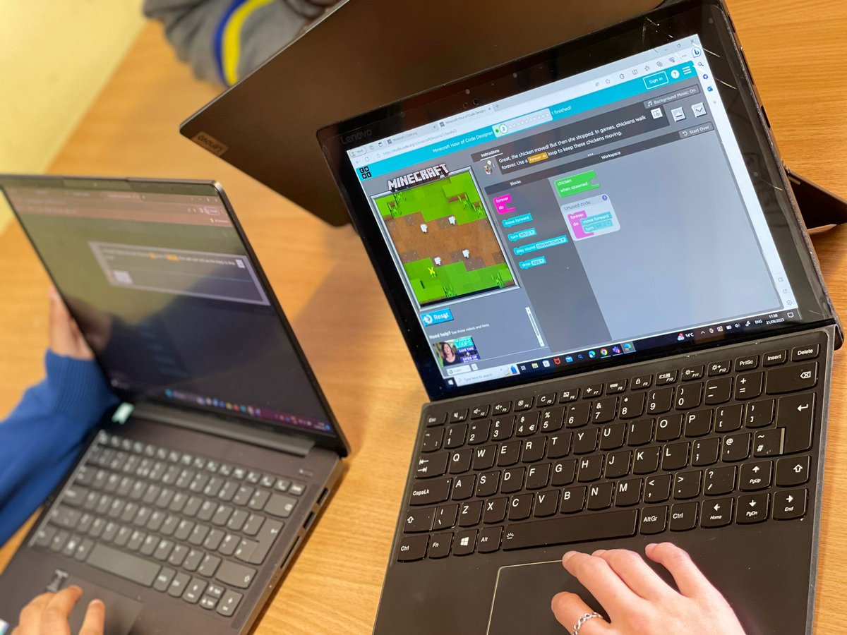 FH_Computing's tweet image. Don't just play games! Make games! We are celebrating National Coding Week at Fernhill and making games using code.org