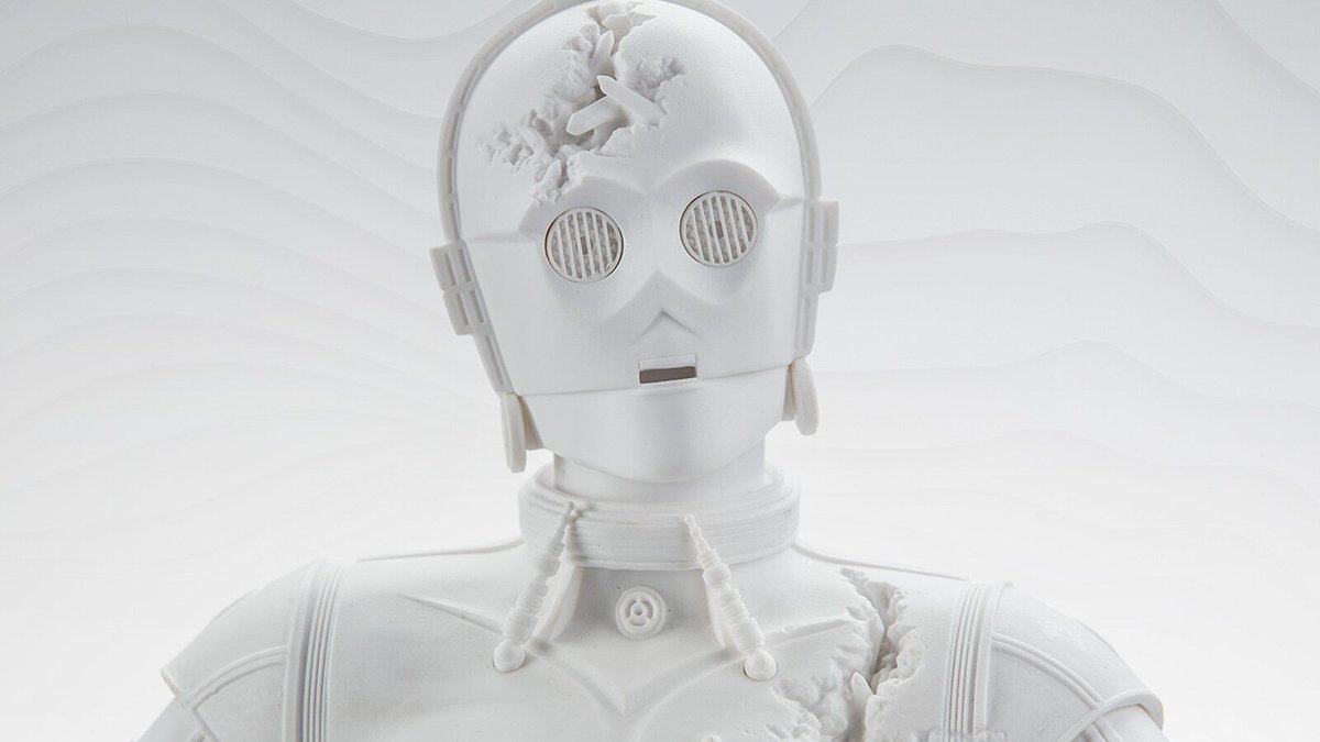 starwars's tweet photo. World-renowned artist Daniel Arsham discusses his new line of Star Wars statues, developed in collaboration with Sideshow and Lucasfilm.

Read more: https://t.co/ypXc8M1fmA https://t.co/SuIw8vGcFd