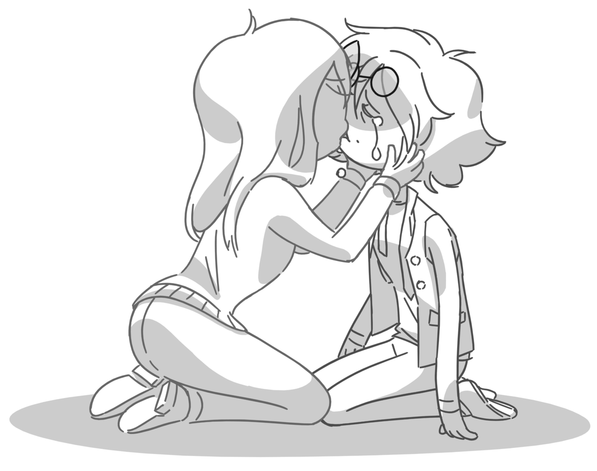 I drew this ages ago but I'm posting it now because I'm such a wreck over episode 8. Don't look at me.