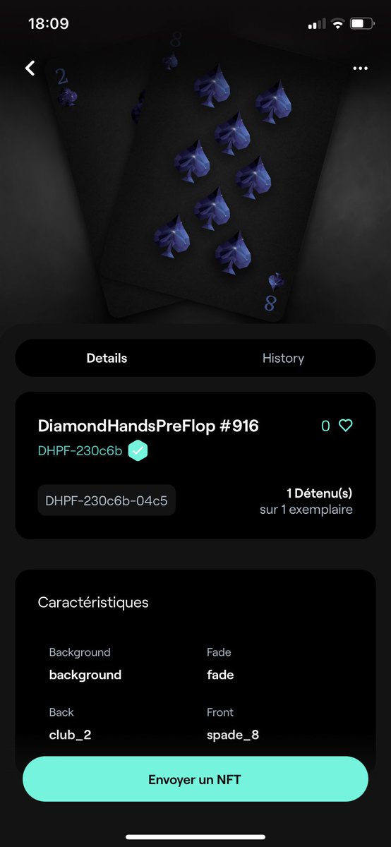 Floheezy's tweet photo. I had a good time during @xCards_ free roll in collaboration with @WatyDao 👣

I even won a hand with the same #DHPF NFT I hold 🔥💪 you know what does it mean ?! 👀🤑 #RoyalProgram

♠️♥️#JoinTheClub♣️♦️ https://t.co/ybfYn8p08I