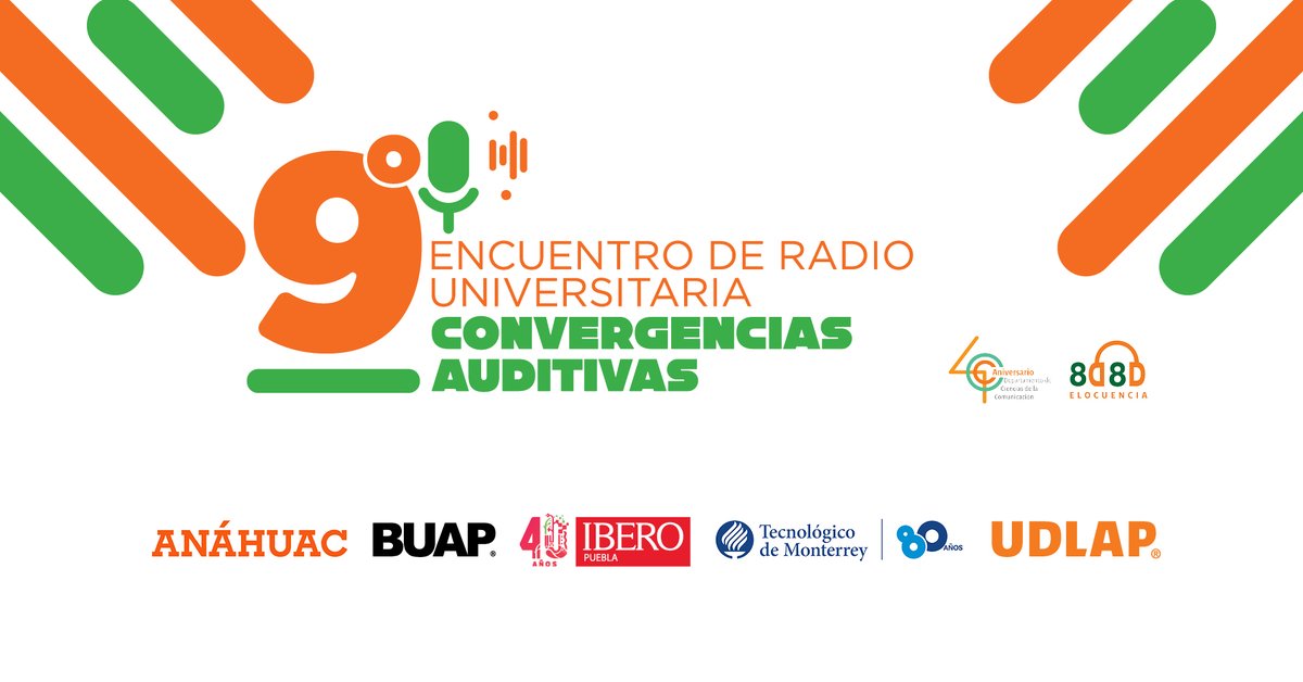 udlap's tweet photo. Hoy en la #UDLAP se lleva a cabo el 9° Encuentro de Radio Universitaria, una oportunidad para que jóvenes talentos compartan ideas, historias y experiencias. #UDLAPConecta