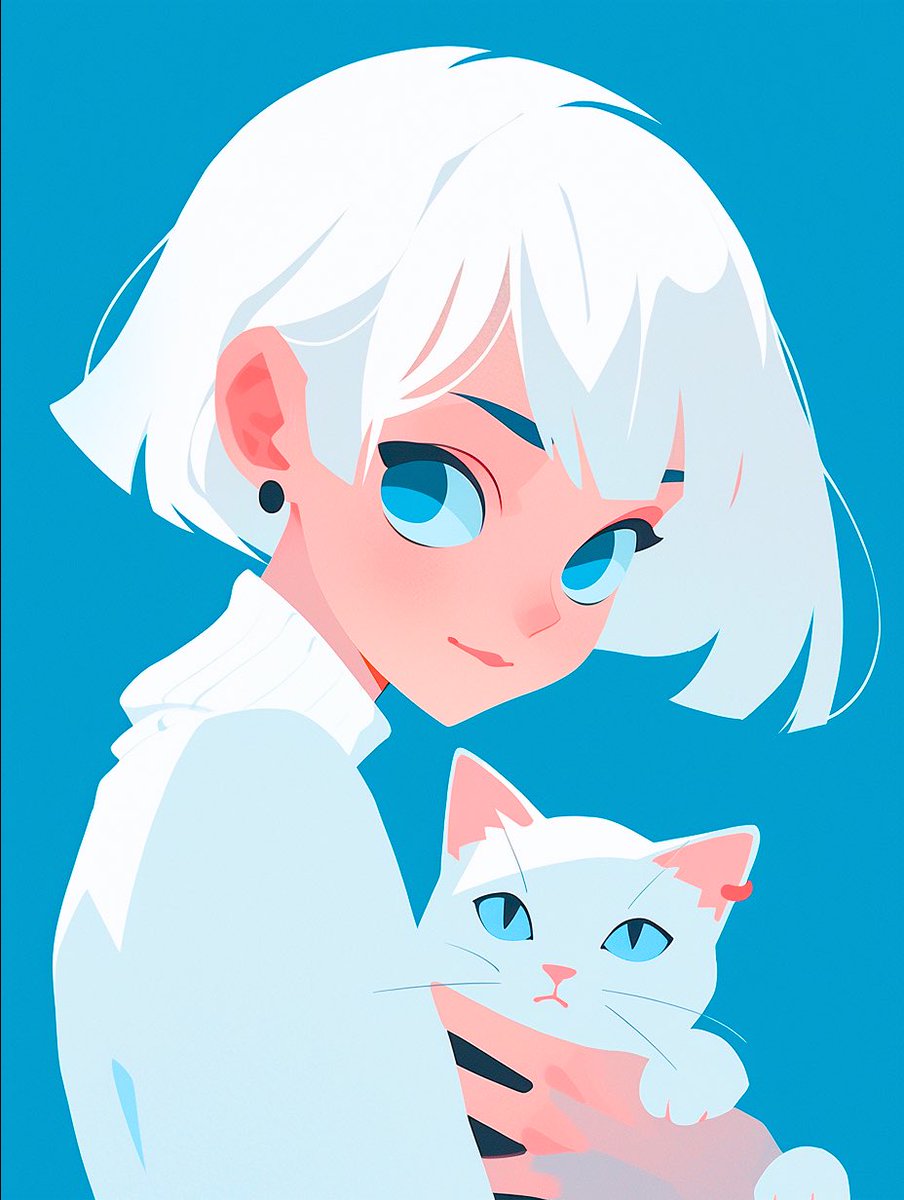 ArtKeycool's tweet photo. Cuddling a cute little white kitten, every day is full of love and joy. This style is so perfect for an avatar!
Don't miss it！➡️【https://t.co/vWPMfiggYT】
@midjourney #canadaindia #GeneralElectionNow #ICCWorldCup2023 #OliviaRodrigo #MidjourneyAI #ai #aiart #Asake02Arena https://t.co/isc5J4B4jm
