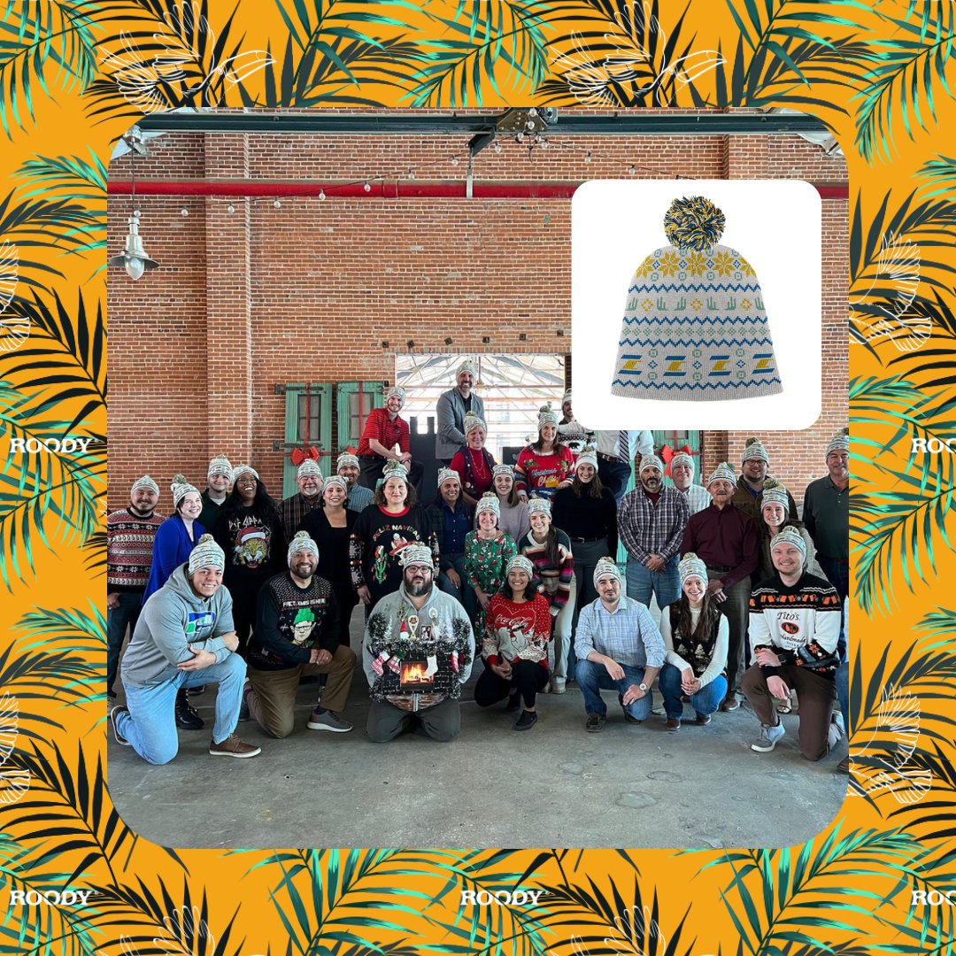 RoodySweaters's tweet image. Why not treat yourself to a custom beanie for the upcoming chilly season? Check out these great hats we made for Cleary Zimmermann Engineers last year for some inspiration!

Explore all our apparel options at roody.co

#custommerch #custombeanies #beanies