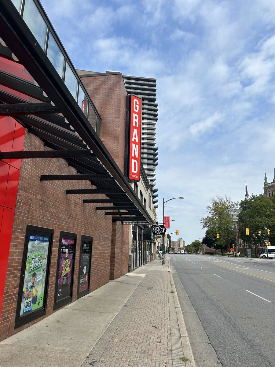 Interview this afternoon with Director Andrew Tribe and 3 of the cast members of ⁦<a href="/thegrandlondon/">Grand Theatre</a>⁩ HIGH SCHOOL PROJECT’s production of Phantom of the Opera