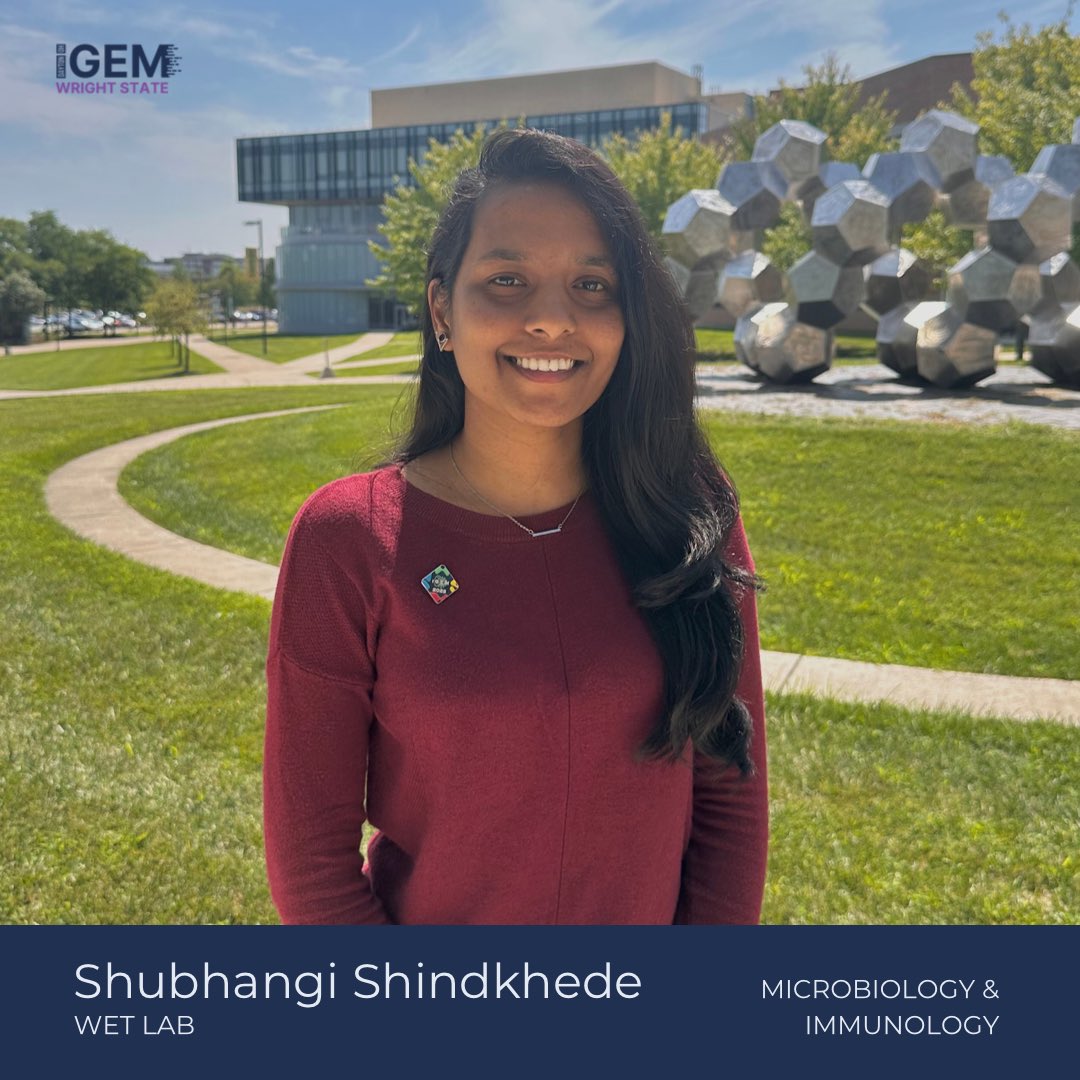Meet Shubhangi!👩‍🔬

Team:  Wet Lab
Year:  Masters
Major:  Microbiology and Immunology
Years in iGEM:  1

Shubhangi is excited to see what contributions she can make to our team, and to further her academic journey with her work through #iGEM!