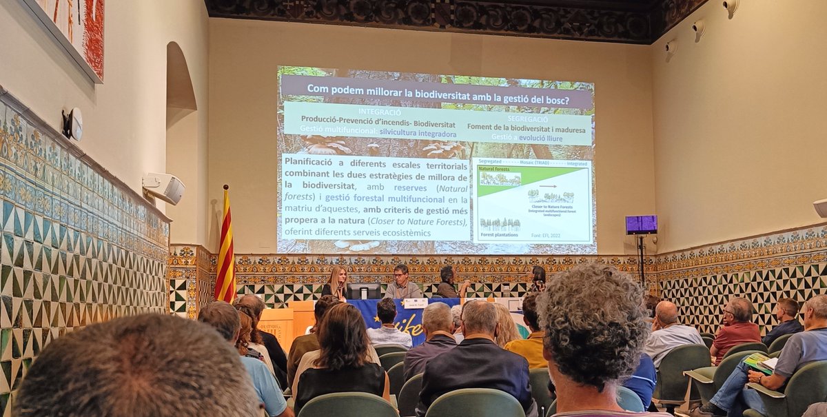 Conservar la biodiversitat forestal requereix integrar criteris ecològics en explotacions silvícoles però també deixar una proporció dels boscos a evolució (propera a la) natural promovent maduresa i senescència. Interessant el ventall d'actors que conflueixen al Life Biorgest.