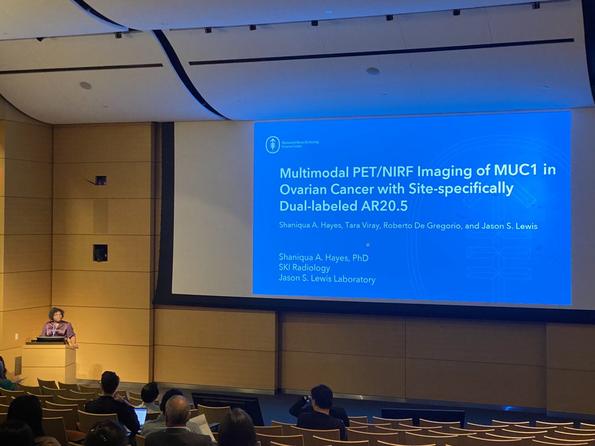 Our amazing postdoc Dr Shaniqua Hayes giving her talk at the MSK Postdoc symposium. ⁦<a href="/MSKPDA/">MSKPDA</a>⁩ ⁦<a href="/MSKEducation/">MSK ScienceEducation</a>⁩