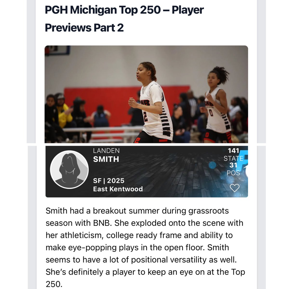 BNB (BIG NIK BASKETBALL) (@_bnbfamily) on Twitter photo <a href="/landen_marie2/">Landen Marie</a> You left an impression on the <a href="/PGHCircuit/">Prep Girls Hoops Circuit 🏀</a>!!
💪🏾🏀❤️🖤 #BNBFAMILY <a href="/landen_marie2/">Landen Marie</a> You left an impression on the <a href="/PGHCircuit/">Prep Girls Hoops Circuit 🏀</a>!!
💪🏾🏀❤️🖤 #BNBFAMILY
