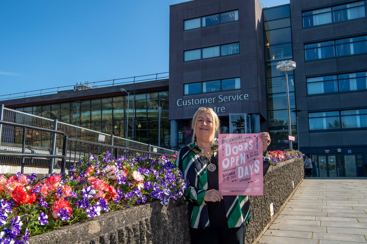 RenProvost's tweet photo. Earlier this month I joined many of you out and about in Renfrewshire for Doors Open Days. It's always an incredible opportunity to visit buildings you never normally get to see inside. This year I really enjoyed visiting some new locations and meeting so many lovely folk. https://t.co/AUebtCJCuy