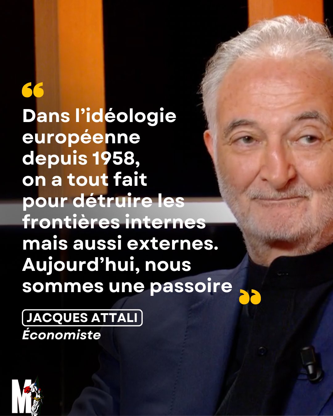 Jacques Attali on X: "Et pourtant, si vous faisiez l'effort de me lire,  vous sauriez que j'ai toujours défendu l'idée de frontières externes de l'Europe  et d'une politique industrielle commune. Seulement voilà,