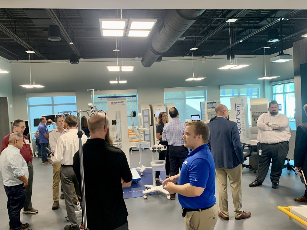 FloridaMedTech's tweet photo. Thank you Pascal Testeil, President of TouchPoint Medical, and your entire team for the valuable briefing, tour and networking session. Your facility, culture, production processes, and products are world-class. #medtech #medicaldevices #Florida #manufacturing https://t.co/zUVkfMWJZc