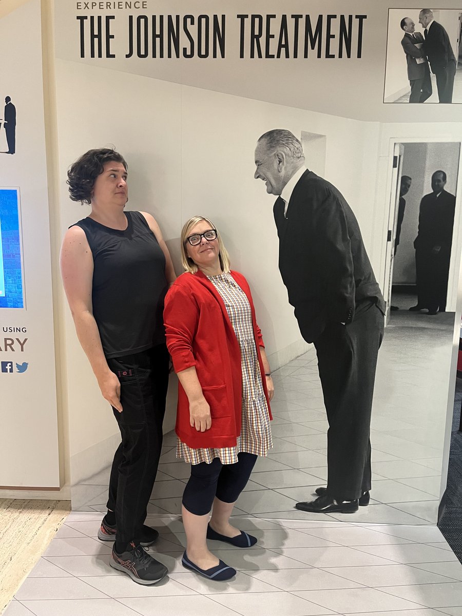 LBJLibrary's tweet photo. Meet our Museum Curators who will be answering your questions today: Lara Hall, Supervisory Museum Curator, & Ruth Goerger, Associate Curator of Digital!
#AskACurator https://t.co/RTJqwtv1Eb