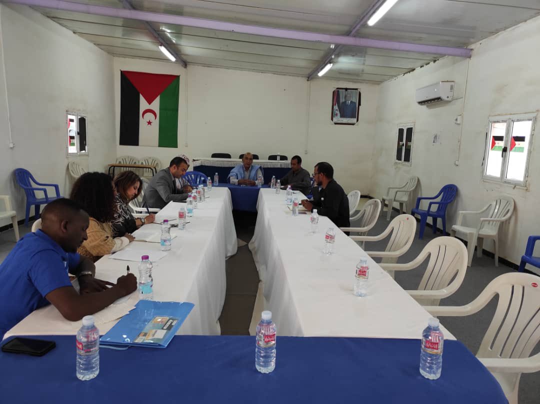 RasdToday's tweet photo. ⭕️#CONASADH🇪🇭 recibe a la delegación del #CPS de la #UA de visita a la #RASD🇪🇭
https://t.co/5dLq0igs2A https://t.co/lW08Zg3DHz