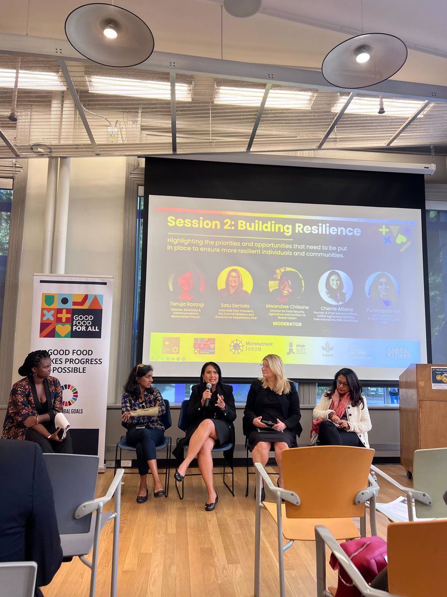 SDG2AdvocacyHub (@sdg2advocacyhub) on Twitter photo Session2⃣: Building Resilience
"I started living with👩🌾farmers at age 4. Building resilience is about ensuring farmers have the right info and access to markets. If the workforce is strong & nourished, they can work & increase productivity." – <a href="/cdatilano/">cherrie atilano</a>
#GoodFood4All #SDG2 Session2⃣: Building Resilience
"I started living with👩🌾farmers at age 4. Building resilience is about ensuring farmers have the right info and access to markets. If the workforce is strong & nourished, they can work & increase productivity." – <a href="/cdatilano/">cherrie atilano</a>
#GoodFood4All #SDG2