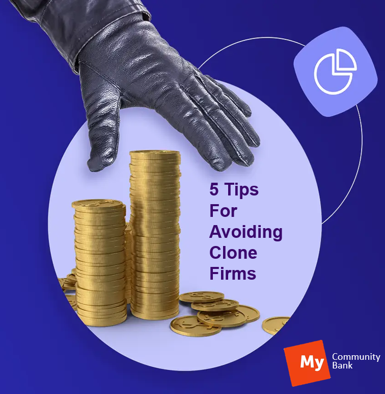 1) Ignore unsolicited emails and calls
2) Apply caution when responding to social media ads
3) Do not click on to the link they send you
4) Check the FCA register
5) Pause for thought

Find out more at: mycommunitybank.co.uk/fraud-awarenes…

#MoneyMatters #savings #PersonalLoan  #loans