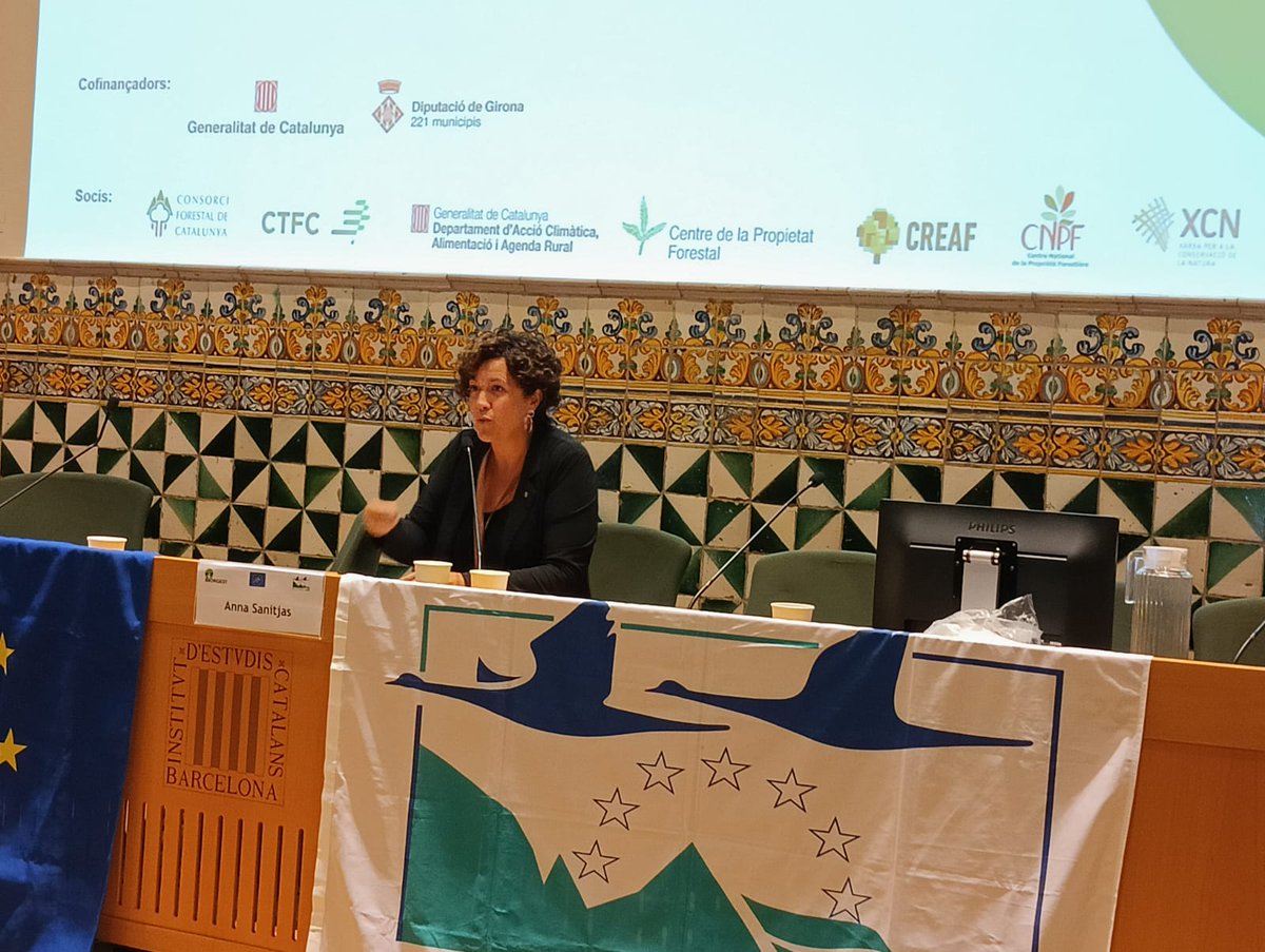 Amb <a href="/AnnaSanitjas/">Anna Sanitjas</a>, directora general d'ecosistemes forestals i gestió del medi de <a href="/gencat/">Generalitat de Catalunya</a> clourem el seminari final del projecte.