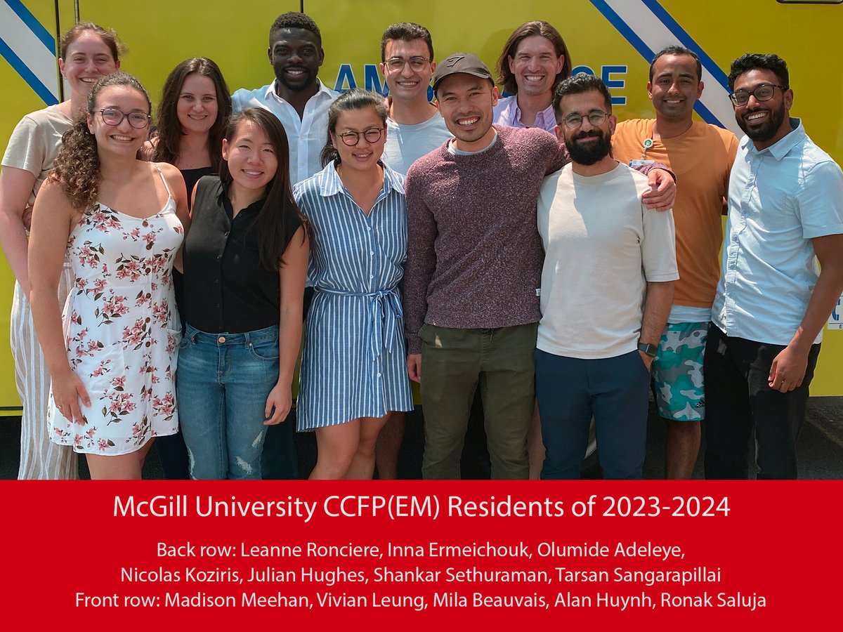Welcome to this year's cohort of CCFP-EMs!!