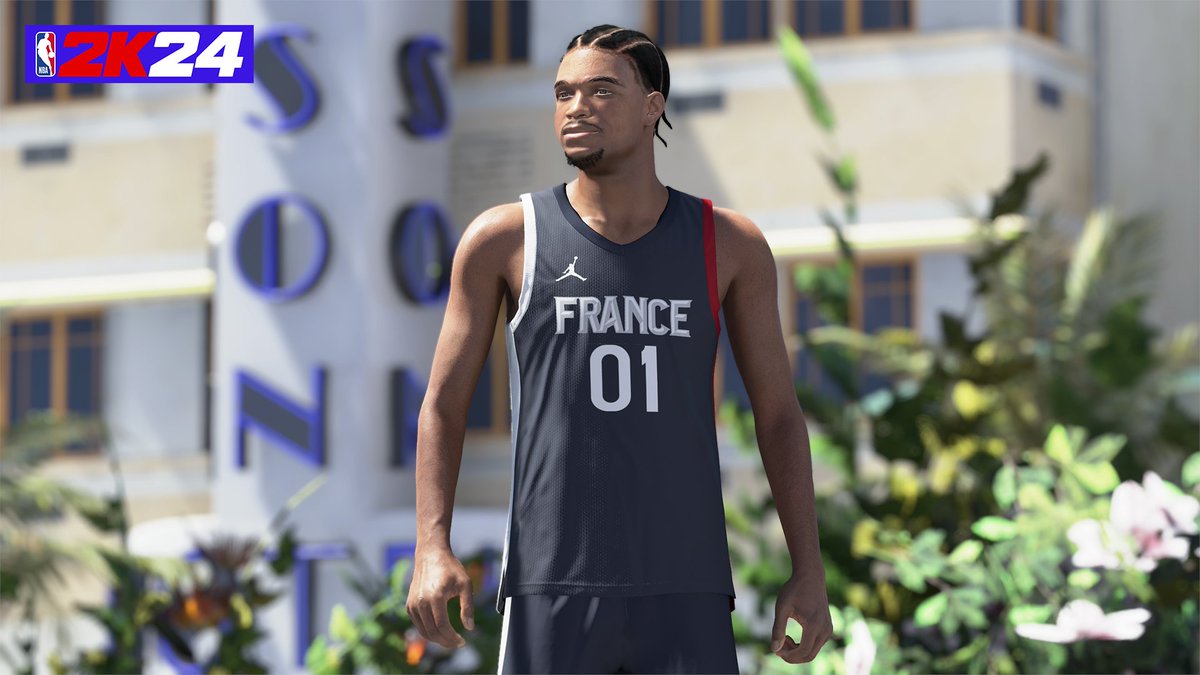 NBA 2K France (@nba2k_france) on Twitter photo Qui a déjà récupéré le maillot officiel des Bleus ? #NBA2K24 🏀 🇫🇷
<a href="/ffbasketball/">Fédération Française de BasketBall</a> Qui a déjà récupéré le maillot officiel des Bleus ? #NBA2K24 🏀 🇫🇷
<a href="/ffbasketball/">Fédération Française de BasketBall</a>