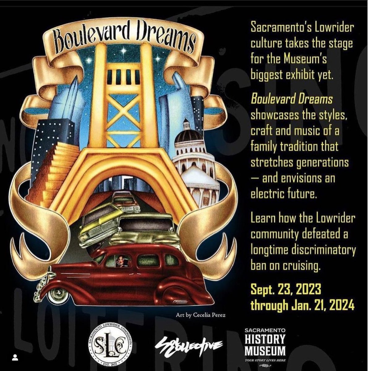 Andri Tambunan (@andritambunan) on Twitter photo Our Exhibition Opens this Saturday at @sachistorymuseum
I will be displaying 24 photos highlighting the rich history and culture of the Lowrider community in Sacramento
Special thanks to the <a href="/SacLowriders/">Sacramento Lowrider Commission</a> for their help and collaboration and also <a href="/SacCityArts/">Office of Arts & Culture - City of Sacramento</a> for the support. Our Exhibition Opens this Saturday at @sachistorymuseum
I will be displaying 24 photos highlighting the rich history and culture of the Lowrider community in Sacramento
Special thanks to the <a href="/SacLowriders/">Sacramento Lowrider Commission</a> for their help and collaboration and also <a href="/SacCityArts/">Office of Arts & Culture - City of Sacramento</a> for the support.