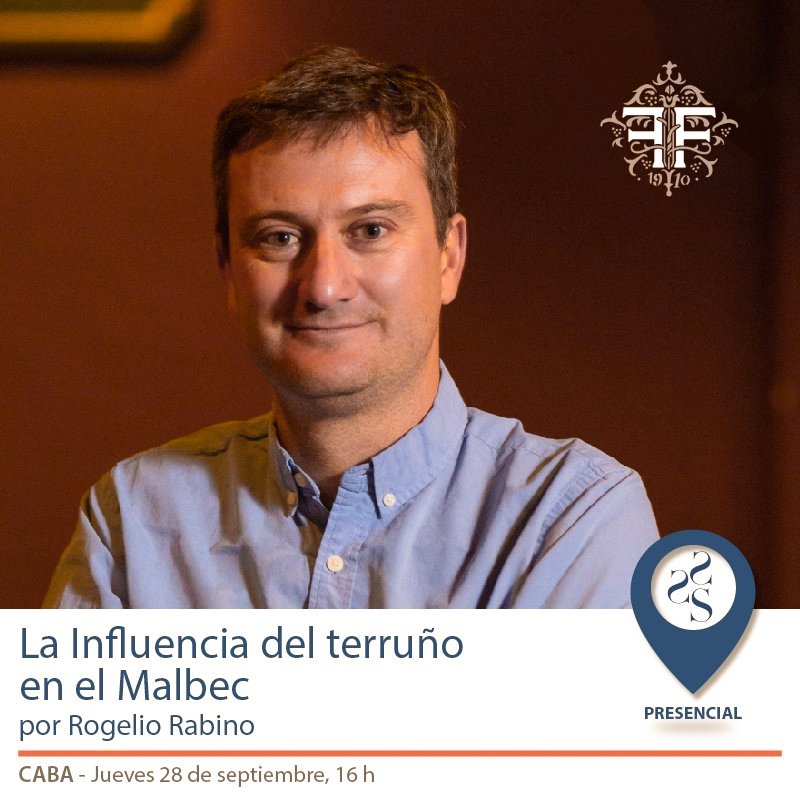 📢 Llega una nueva cata presencial, con Finca Flichman como protagonista y la presencia de su enólogo Rogelio Rabino.
 
👉 La cita será el jueves 28 de septiembre a las 16 h. Para asistir, socios y socias deberán tener su cuota social al día. ¡Te esperamos!