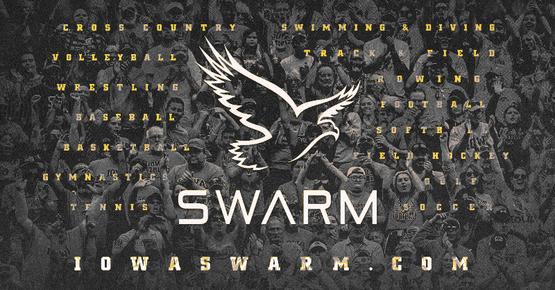 TheIowaHawkeyes's tweet photo. You can now support NIL activities for student-athletes on all Hawkeye athletic teams through the @IowaSwarm Collective.

#Hawkeyes 🐤⤵️