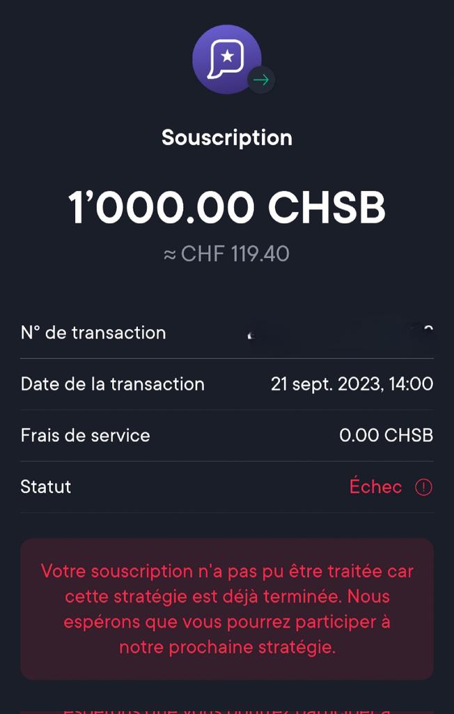infozystem's tweet photo. @LoixKris @swissborg @phaverapp Same here, I bought it at 14h00 quelle arnaque 😡 https://t.co/GfW7CR9bqd