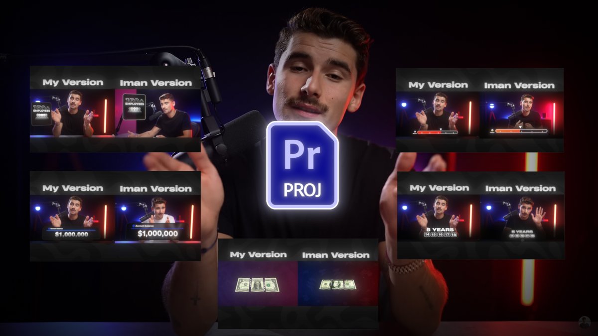 As I promised

Here is the project file for Iman Gadzhi-style 5 animations created in Premiere Pro

To get it , Like❤️, Retweet ♻️ , and Comment "WOW 🤫" ( MUST BE FOLLOWING)

I'll DM You✨