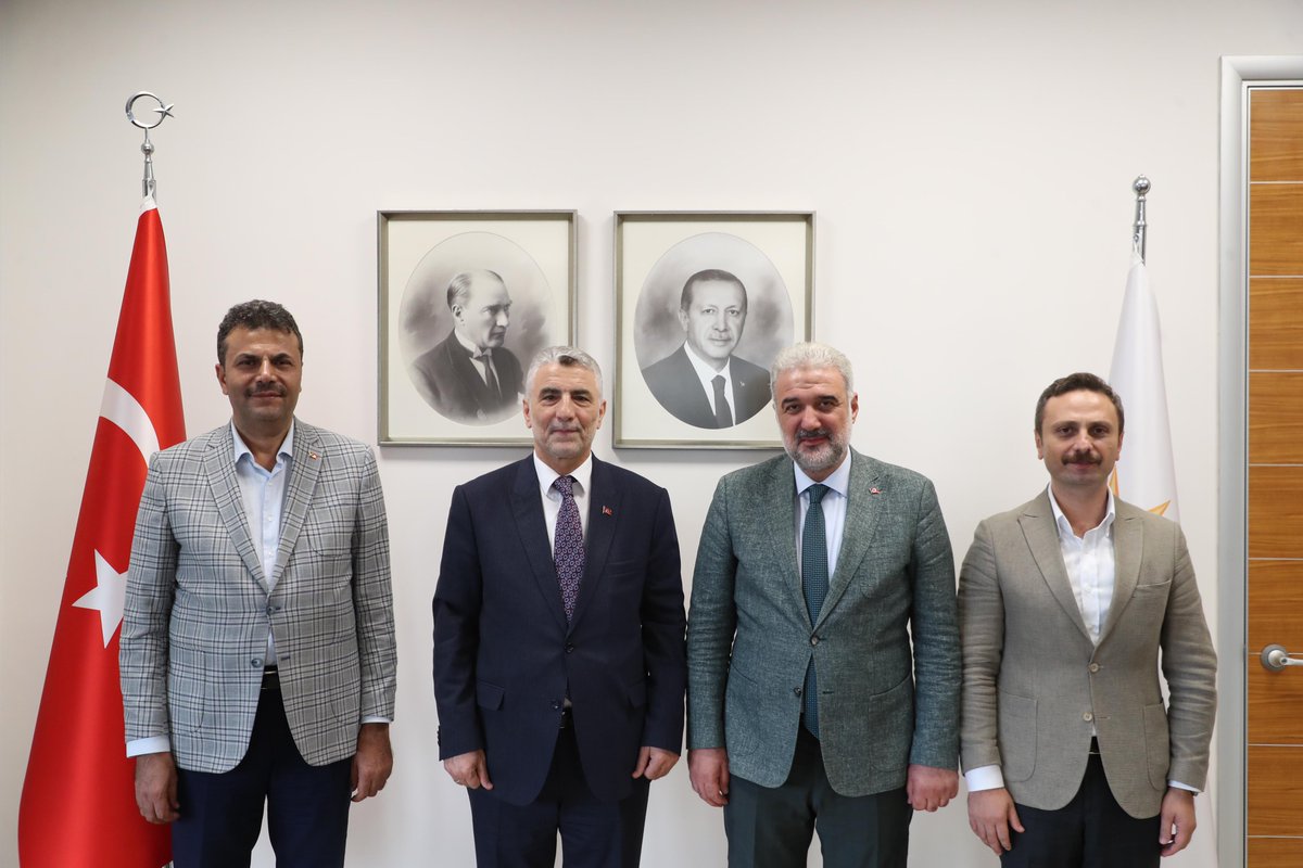 İl Başkanlığımıza yaptığı nazik ziyaretleri için Ticaret Bakanımız <a href="/omerbolatTR/">Prof. Dr. Ömer Bolat</a>’a teşekkür ediyorum.