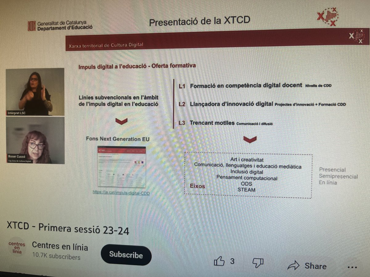 sandragabo's tweet photo. Comencen les Subxarxes 🚂🚂#XTCD #coordinadorsdigitals #COMD #CDC https://t.co/FZytT8gurd