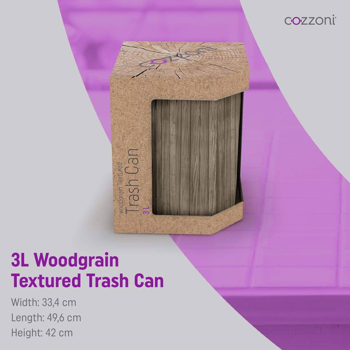 cozzoniglobal's tweet photo. Whether in the office or at home, you can separate your waste effortlessly with the 3L Woodgrain Textured Trash Can, which provides a stylish and ergonomic look.
#cozzoni #lifeinit #garbagebox #çöpkutusu #ofisçöpkovası #çöpkovası https://t.co/utFucRErGI