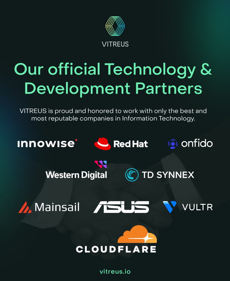What kind of partnerships are necessary for a company to become a blue chip? HINT: LARGE ONES!! 

This is how Vitreus is building… by establishing partnerships with established blue chip technology companies.

And these are true win/win co-seller partnerships ,as you’ve seen on