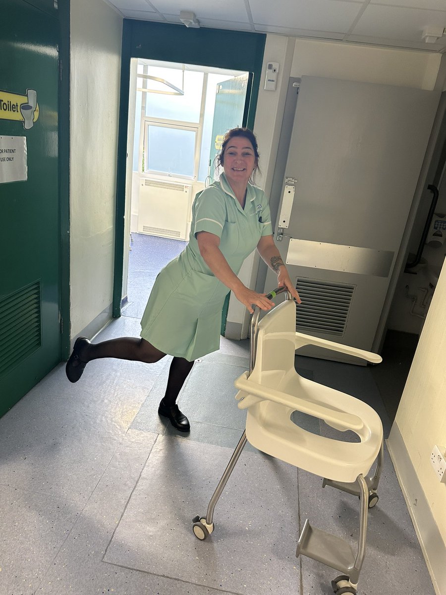 This is our Hazel! Hazel is a senior nursing assistant, she has been with us here on F4 for four years, Hazels favourite part of her job is watching patients progress to recovery. #meetourstaff @shelleyp1976 @kjbwells