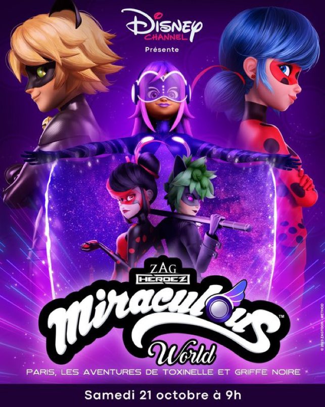 MLadybugBrasil's tweet photo. 🚨 ESTÁ CHEGANDO: Confira pôster inédito do especial "Miraculous World: Paris". https://t.co/nPF53lVAE8