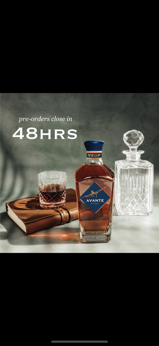 ❗️❗️❗️

Don’t miss out, pre-order now! 
Pre-order close in 48H

@AvanteBrandy 
#AvanteGuarde