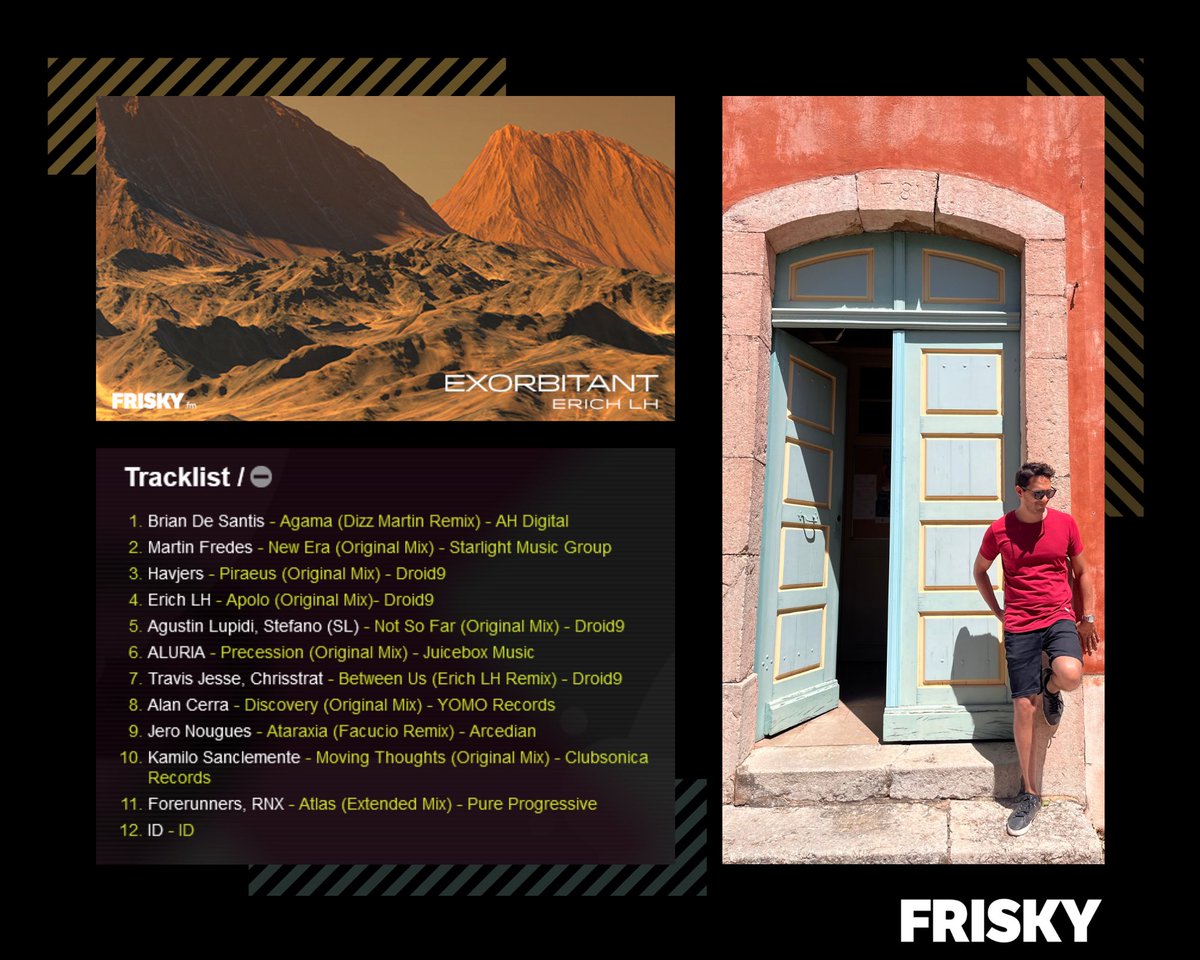 Thank you all for tuning in! Check out the latest episode on demand now!  🚀

friskyradio.com/show/exorbitan…

Join frisky.fm to get access to the mixes with the highest sound quality 

<a href="/friskyradio/">FRISKY</a> 

#progressivehouse #radio #music #electronicmusic #dj #radioshow #newmusic