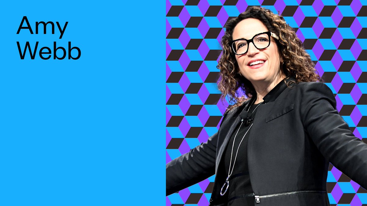 Futurist, author, founder, and CEO of @FTI, @amywebb, returns to #SXSW to launch the annual emerging #tech trends report. ow.ly/httV50PMxza
