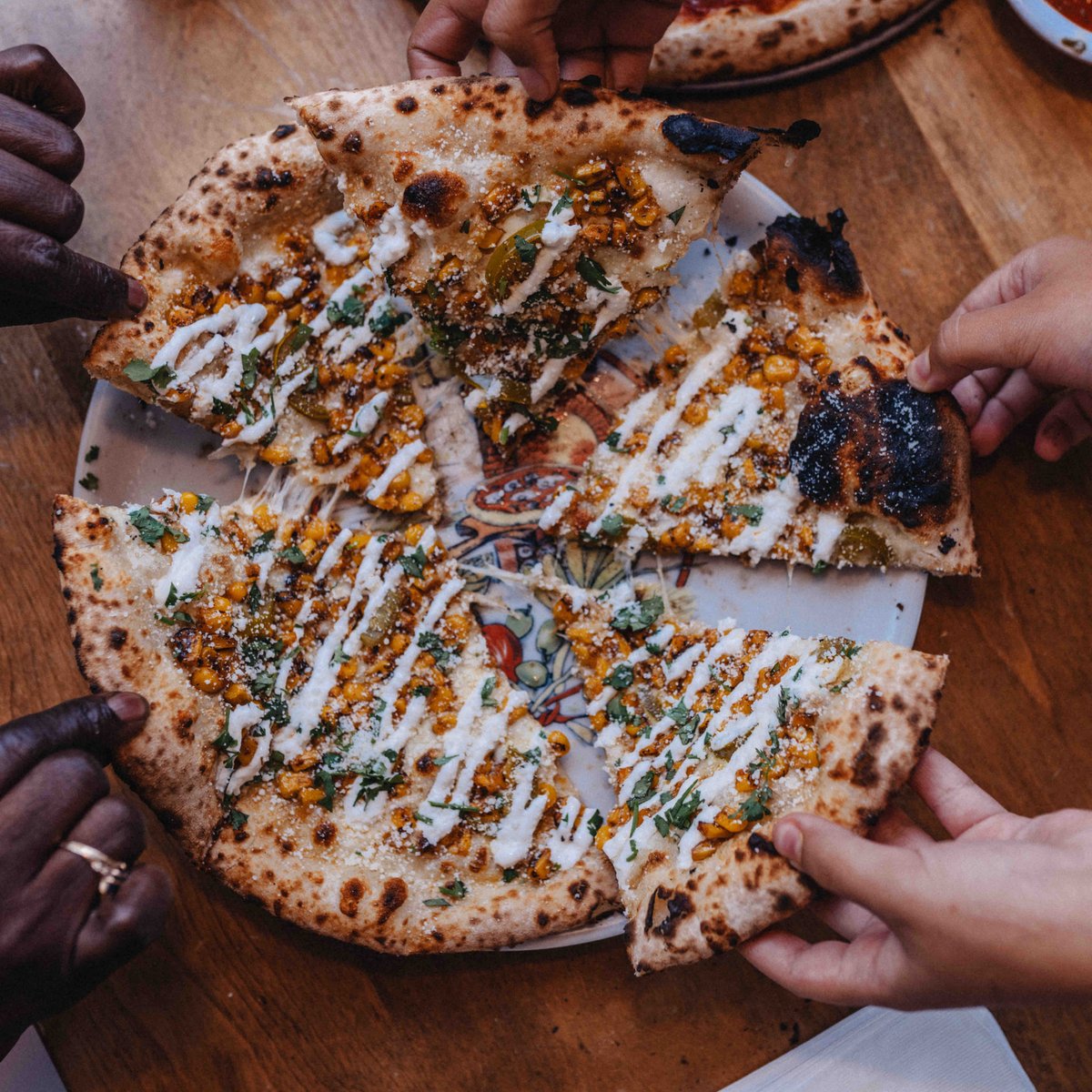 Come see us this Saturday at the #SYRFoodTrucks Foodie Fest and snag our NYS Fair favorite, Street Corn Pizza! $4 slice samples and whole pizzas available. Only at The Great New York State Fair!