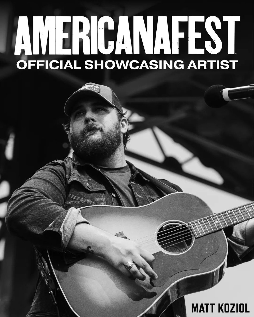 Excited to perform at the @americanafest today at 8pm! See y'all tonight! 🥃