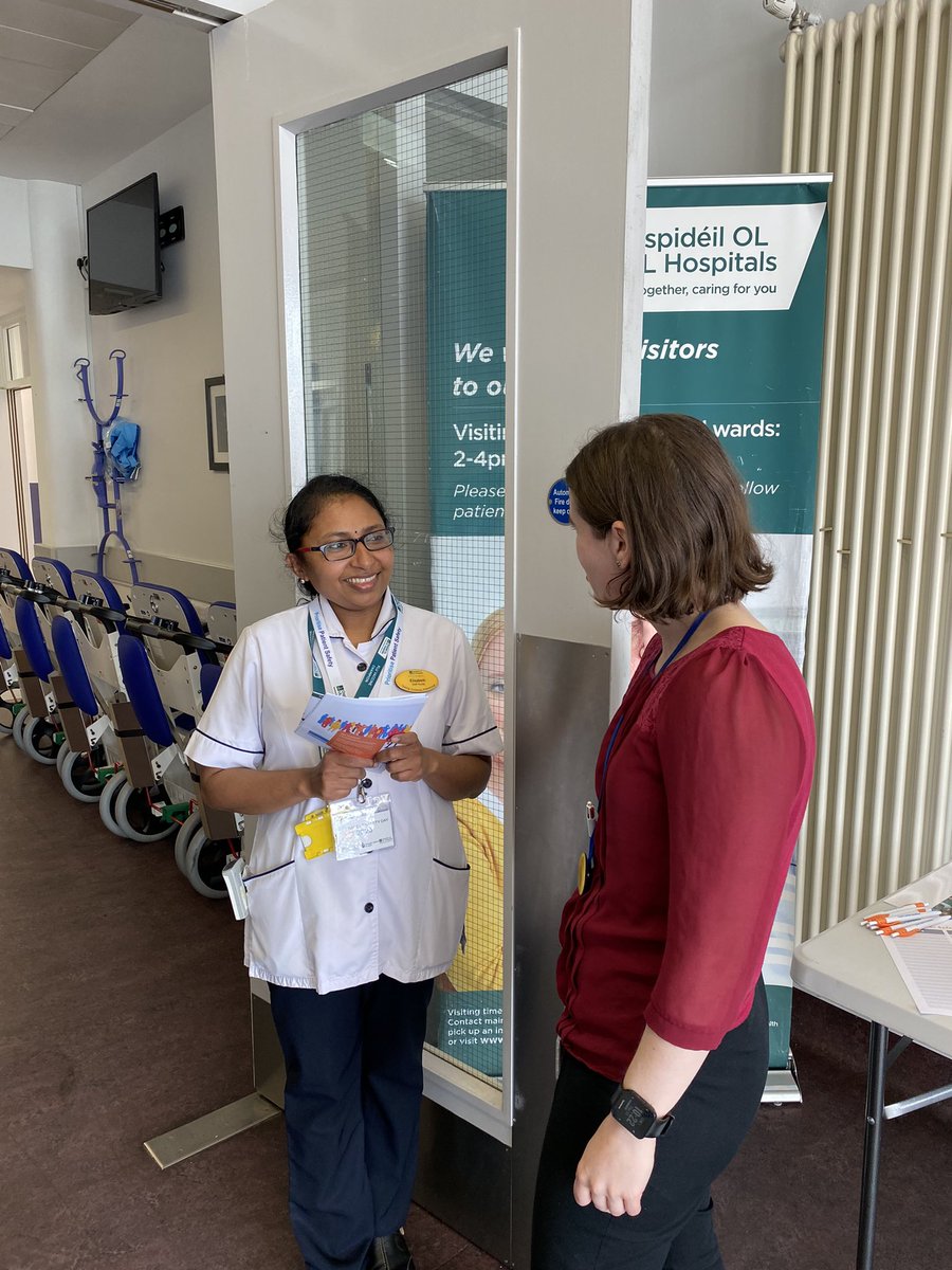 Nenagh Hospital joining in with our #patientsafety awareness roadshow this morning. It’s the small changes we can make everyday that improve patient outcomes! #WPSD23