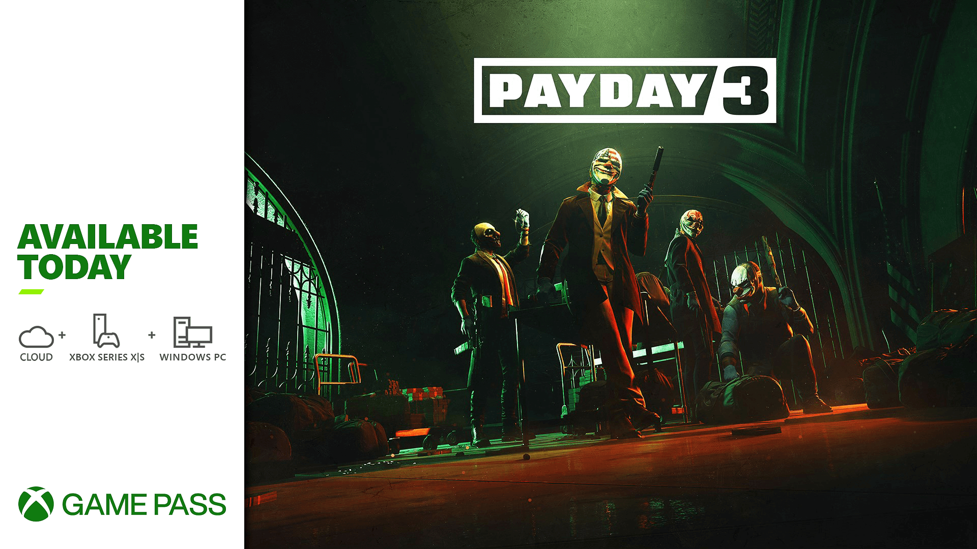 Is Payday 3 on Game Pass?