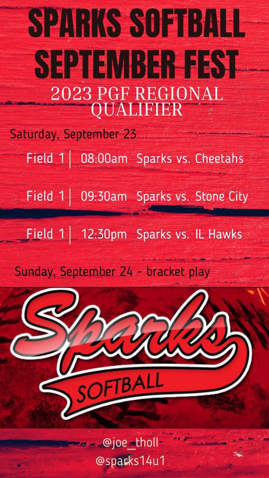 MAYA PATEL 2️⃣0️⃣2️⃣5️⃣ (@maya_patel88) on Twitter photo Playing in Orland Park this weekend! Come check us out. <a href="/tagupSoftball/">tagup</a> @Sparks14u1 @SparksPremier <a href="/GyreneSoftball/">Ave Maria University Softball</a> <a href="/WCCchiefsSB/">Waubonsee Chiefs Softball</a> <a href="/IndianaSB/">Indiana Softball</a> Playing in Orland Park this weekend! Come check us out. <a href="/tagupSoftball/">tagup</a> @Sparks14u1 @SparksPremier <a href="/GyreneSoftball/">Ave Maria University Softball</a> <a href="/WCCchiefsSB/">Waubonsee Chiefs Softball</a> <a href="/IndianaSB/">Indiana Softball</a>