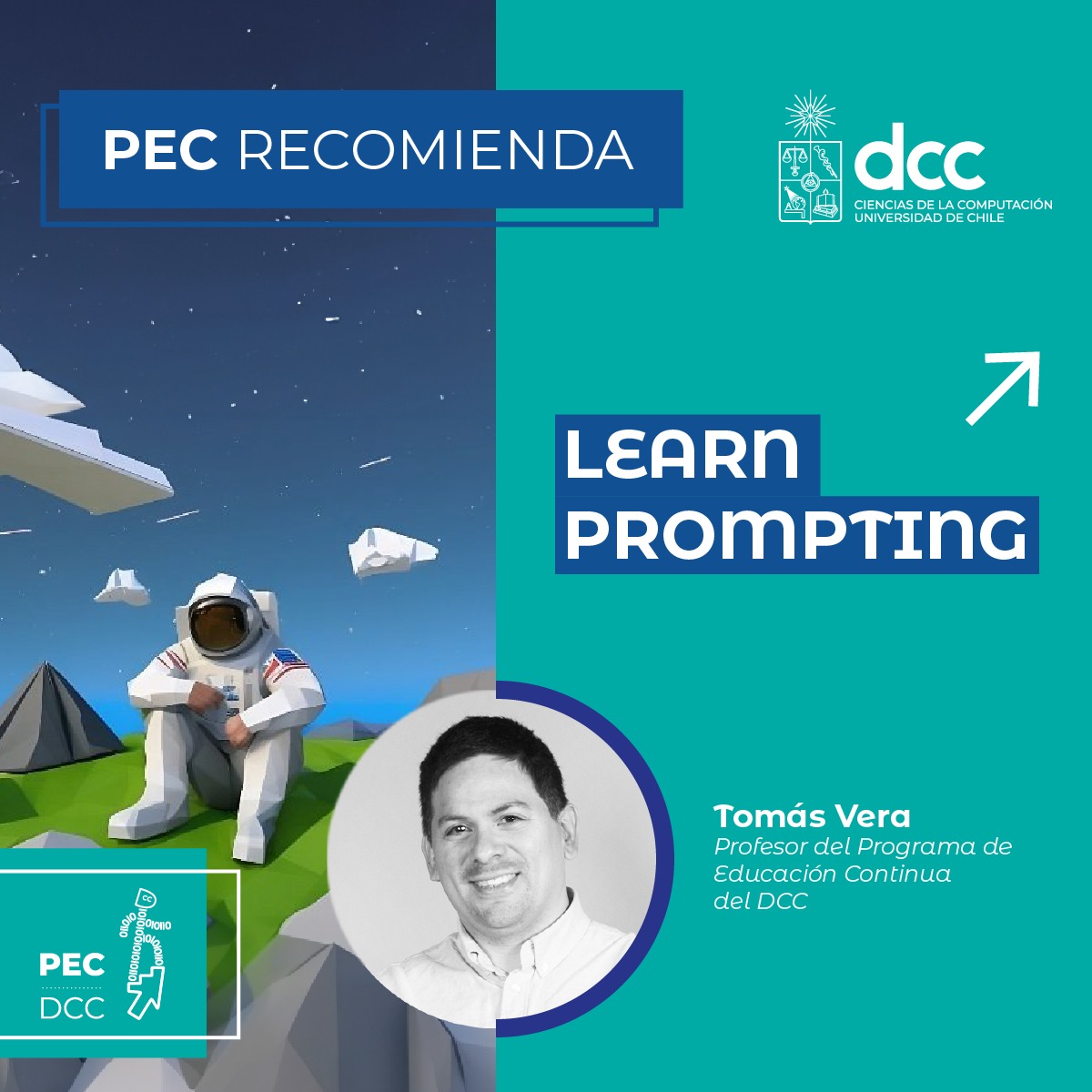 Hoy en #PECRecomienda Tomás Vera, profesor #PECDCC destaca Learning Prompting, lo último en el mundo de código abierto, que enseña a promptear en apps de IA. Puedes hablar, hacer preguntas, debatir y compartir todo lo relacionado #IA.

Learning Prompting👉 learnprompting.org
